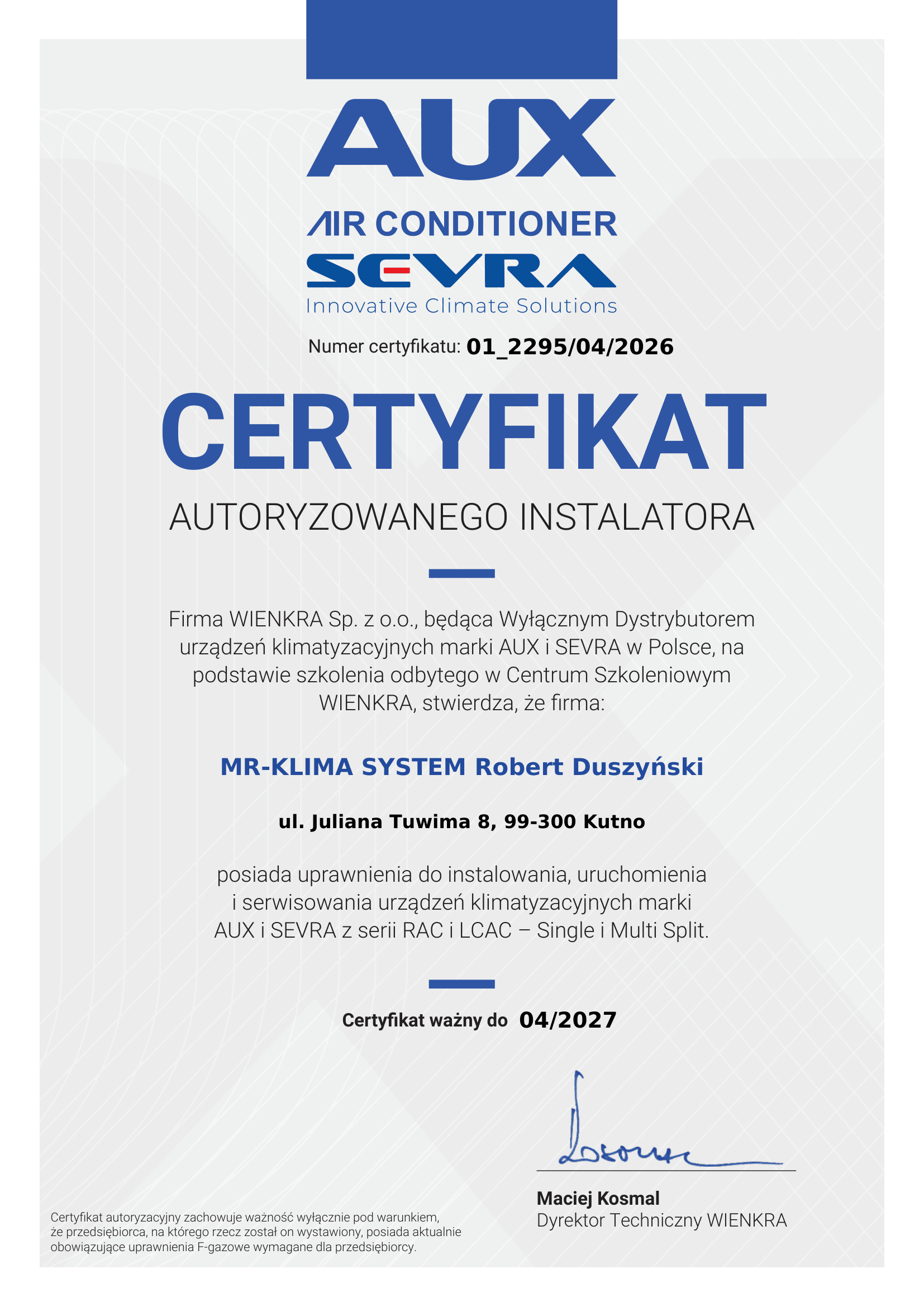 Certyfikat